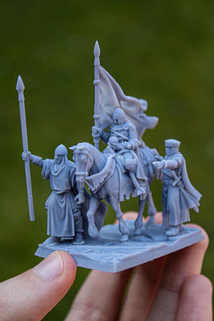 Reliquary 3 models and a Mount Highland Miniatures Hero Various Scales (US tariffs are pre-paid by us)