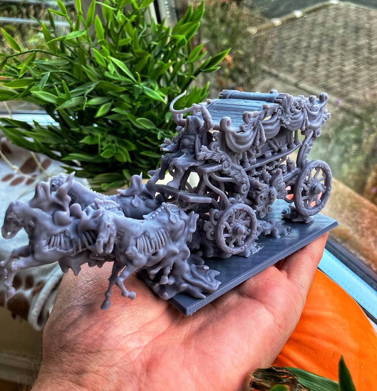 Boyar Chariot Highland Miniatures Transilvanya Undead Various Scales (US tariffs are pre-paid by us)