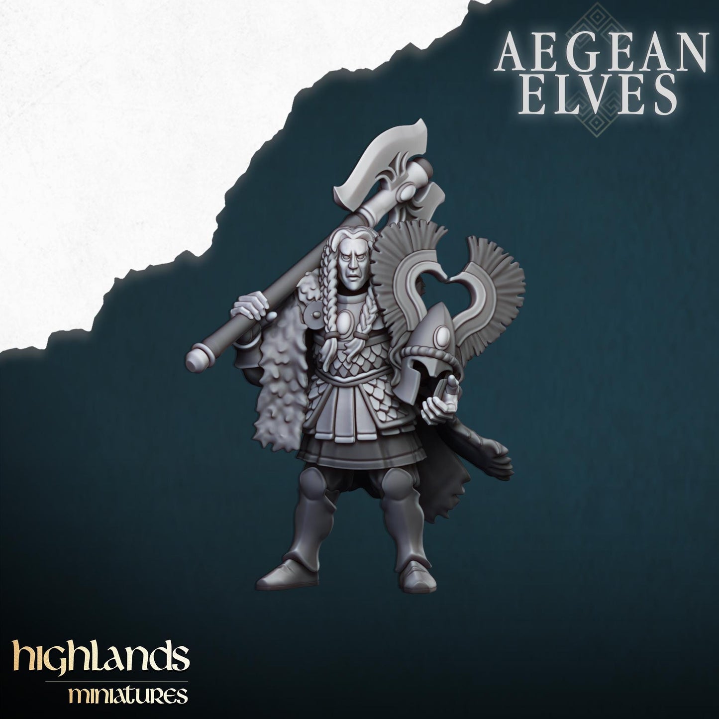 Nemean Lions Chariot Aegean Elves Highland Miniatures Various Scales (US tariffs are pre-paid by us)