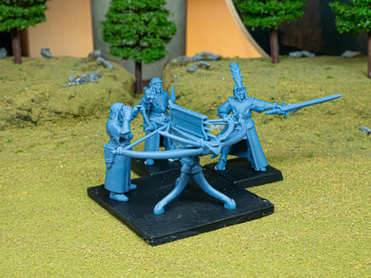 Aegean Elves Ballista with Crew Highland Miniatures Various Scales (US tariffs are pre-paid by us)