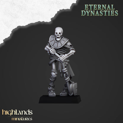 Eternal Ancient Stone Thrower with Crew Highland Miniatures Undead Various Scales (US tariffs are pre-paid by us)