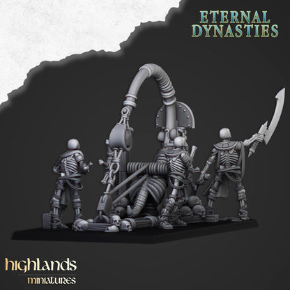 Eternal Ancient Stone Thrower with Crew Highland Miniatures Undead Various Scales (US tariffs are pre-paid by us)