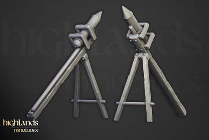 Sunland Rocket Launcher Highland Miniatures Various Scales (US tariffs are pre-paid by us)