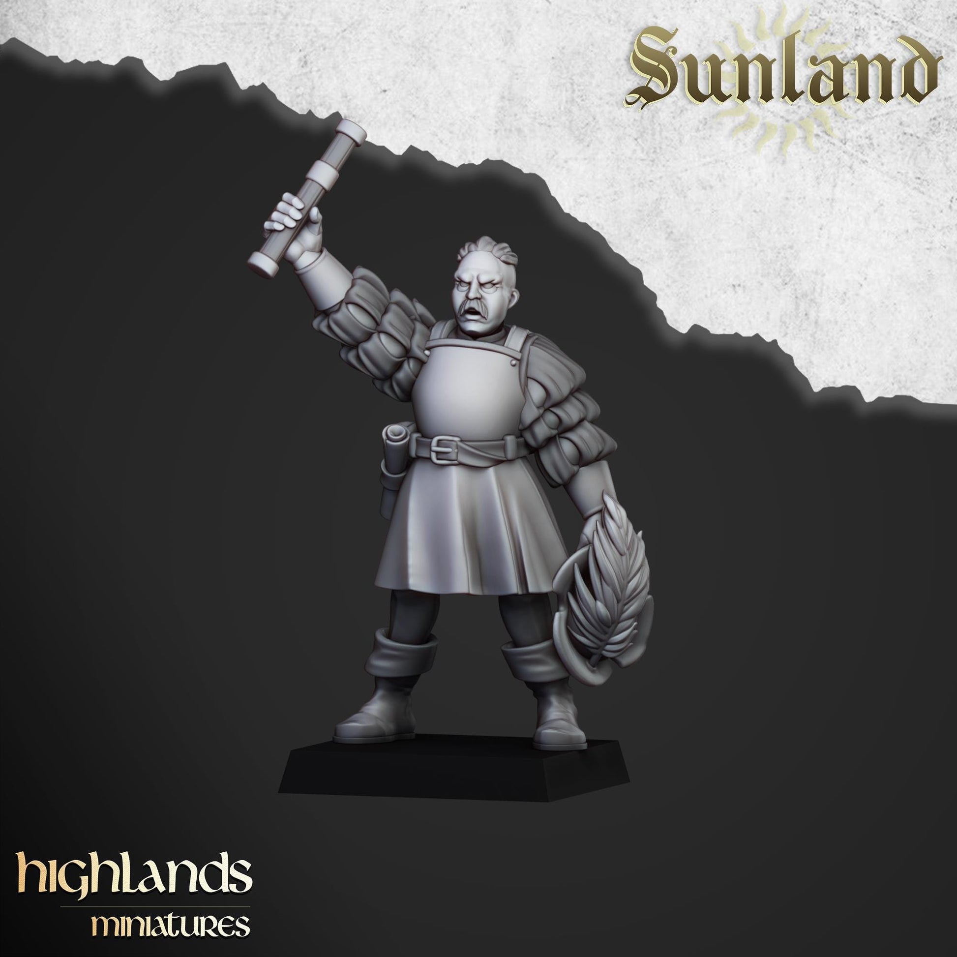 Sunland Artillery Set with Crew, Rocket Launcher, Mortar, Volley Gun Highland Miniatures Various Scales (US tariffs are pre-paid by us)