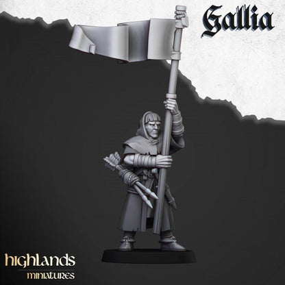 Gallia Archers with Command Group 10 models Highland Miniatures Various Scales (US tariffs are pre-paid by us)