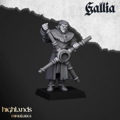 Gallia Trebuchet with Crew Highland Miniatures Various Scales (US tariffs are pre-paid by us)