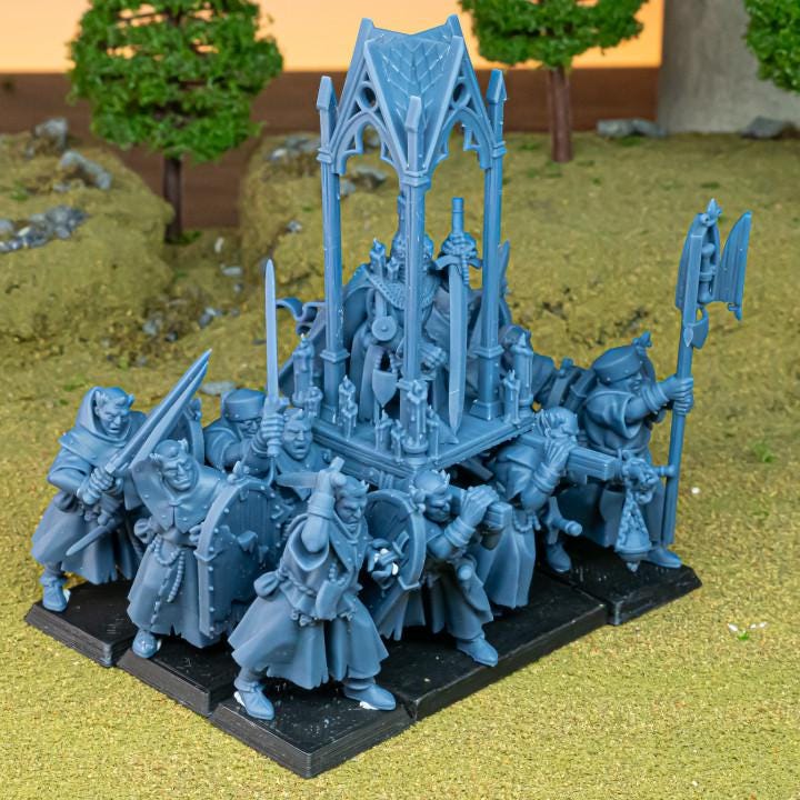 Gallia Pilgrims 11 models and Shrine Highland Miniatures Various Scales (US tariffs are pre-paid by us)