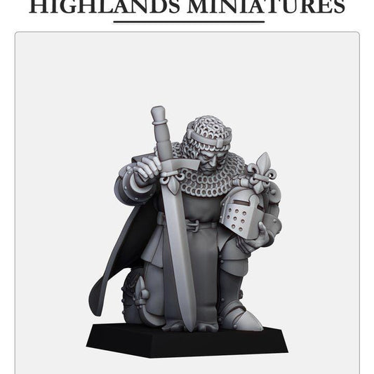 Praying Knight Highland Miniatures Gallia Hero Various Scales (US tariffs are pre-paid by us)