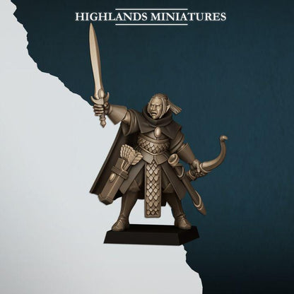 Aegean Elves Shadows 10 models Highland Miniatures Various Scales (US tariffs are pre-paid by us)
