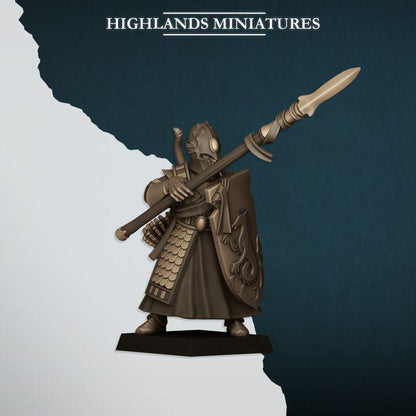 Aegean Sea Guard Aegean Elves with Command Group 10 models Highland Miniatures Various Scales (US tariffs are pre-paid by us)