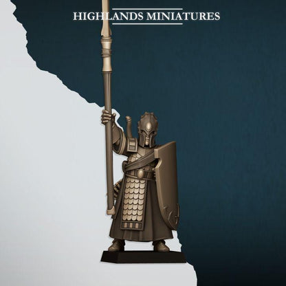 Aegean Sea Guard Aegean Elves with Command Group 10 models Highland Miniatures Various Scales (US tariffs are pre-paid by us)
