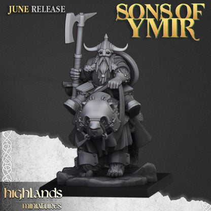 Heavy Dwarf Cavalry 10 models Highland Miniatures Various Scales (US tariffs are pre-paid by us)