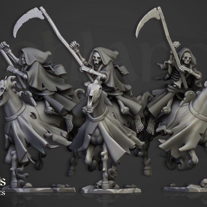 Spectral Cavalry 10 models Highland Miniatures Transilvanya Undead Cavalry various scales (US tariffs are pre-paid by us)