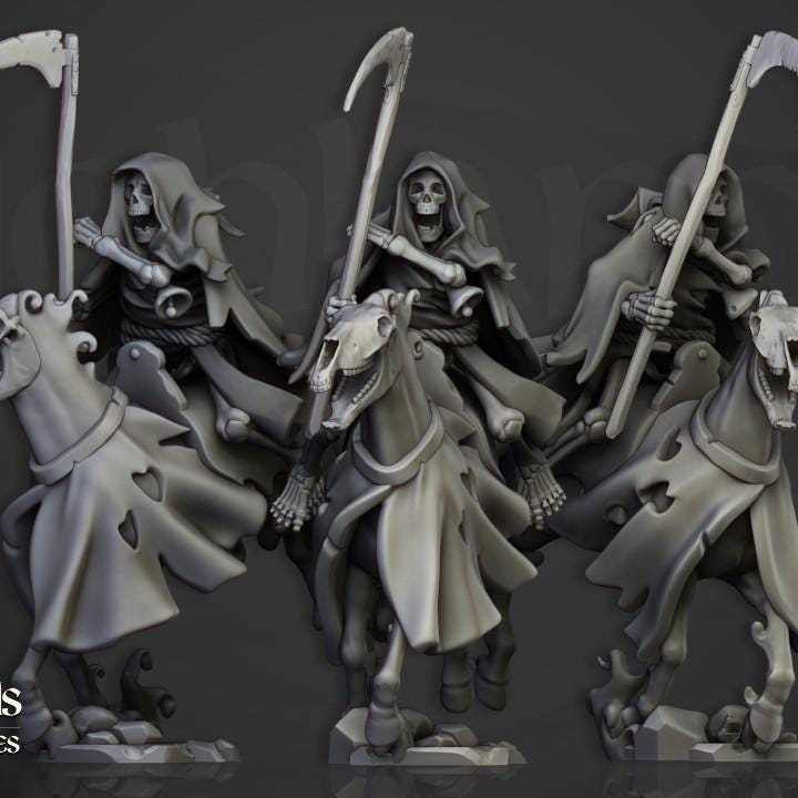 Spectral Cavalry 10 models Highland Miniatures Transilvanya Undead Cavalry various scales (US tariffs are pre-paid by us)