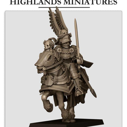 Sunland General on Horse Highland Miniatures Hero Various Scales (US tariffs are pre-paid by us)