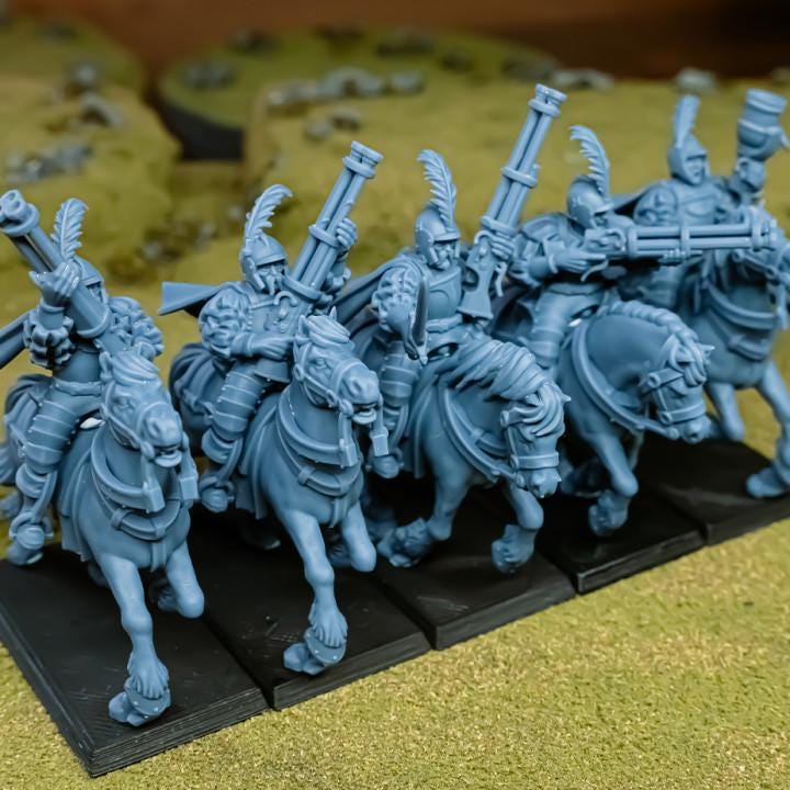 Sunland Pistoliers 5 models Highland Miniatures Various Scales (US tariffs are pre-paid by us)