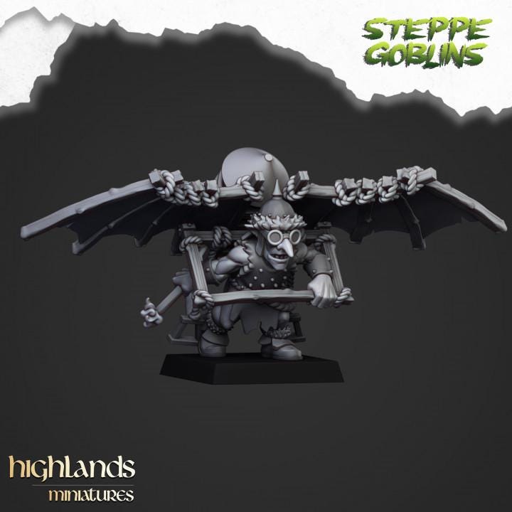 Flying Steppe Goblins Highland Miniatures Various Scales (US tariffs are pre-paid by us)