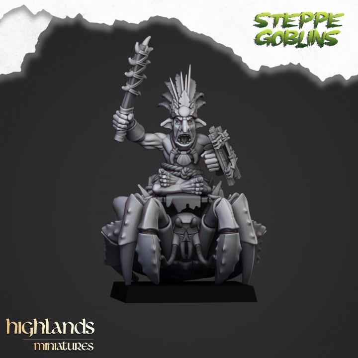 Mounted Coast Goblins 10 models Highland Miniatures Various Scales (US tariffs are pre-paid by us)