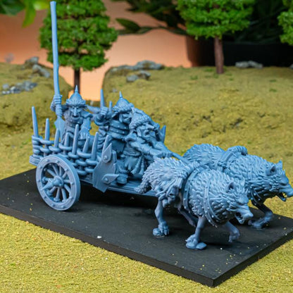 Steppe Goblin Chariot Highland Miniatures Various Scales (US tariffs are pre-paid by us)