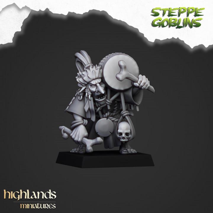 Steppe Goblin Shaman Hero Highland Miniatures Various Scales (US tariffs are pre-paid by us)