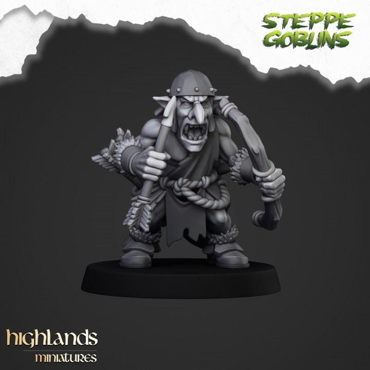 Steppe Goblin with Bows 10 models Highland Miniatures Various Scales (US tariffs are pre-paid by us)