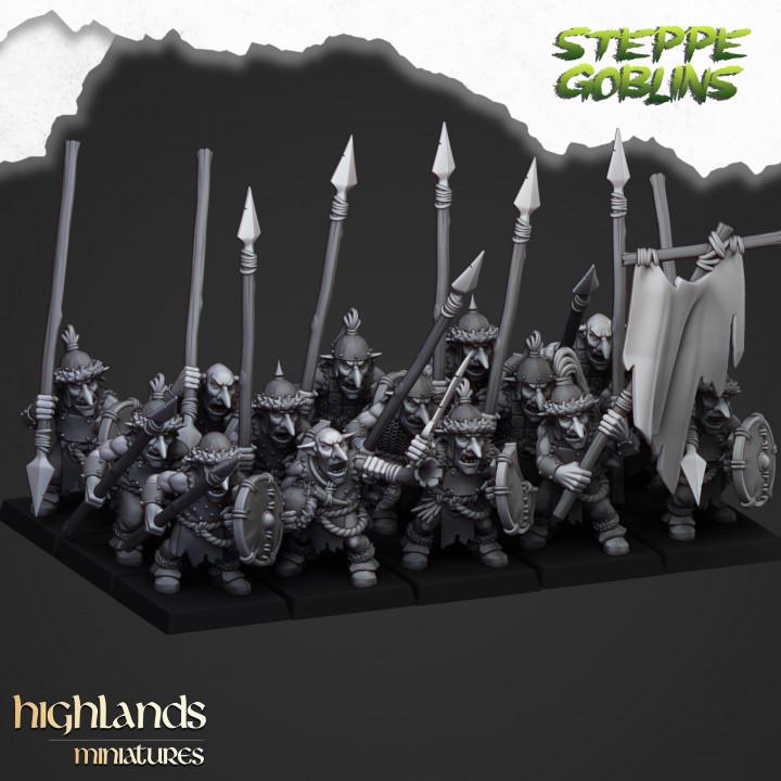 Steppe Goblins and Command Group 10 models Highland Miniatures Various Scales (US tariffs are pre-paid by us)