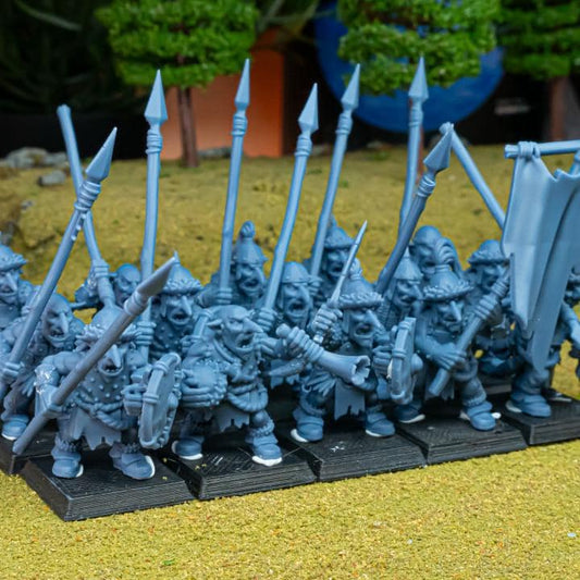 Steppe Goblins and Command Group 10 models Highland Miniatures Various Scales (US tariffs are pre-paid by us)