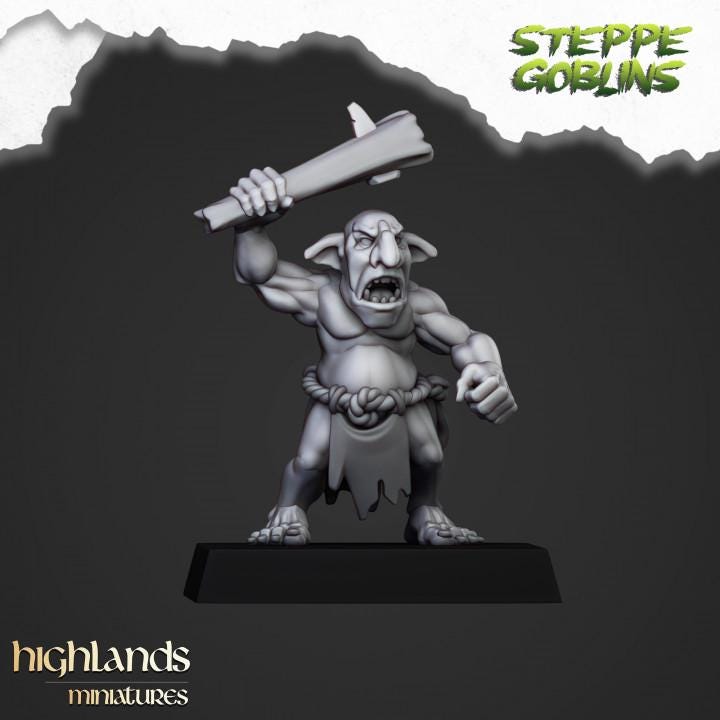 Steppe Goblors 10 models Highland Miniatures Goblins Various Scales (US tariffs are pre-paid by us)