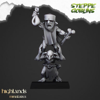 Steppe Goblors 10 models Highland Miniatures Goblins Various Scales (US tariffs are pre-paid by us)