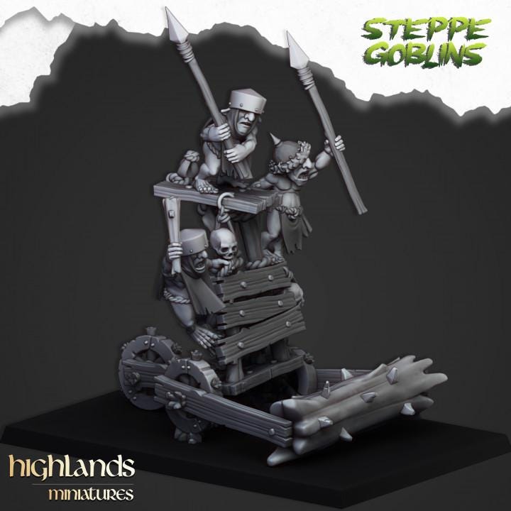Steppe Goblors Roller Highland Miniatures Goblins Various Scales (US tariffs are pre-paid by us)