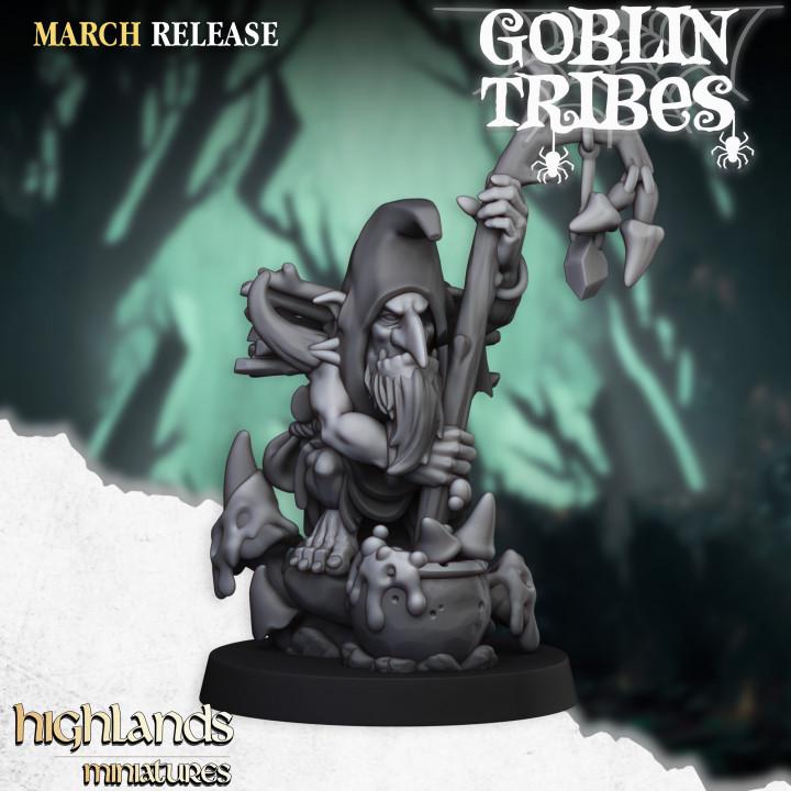 Swamp Goblin Shaman Hero Highland Miniatures Various Scales (US tariffs are pre-paid by us)