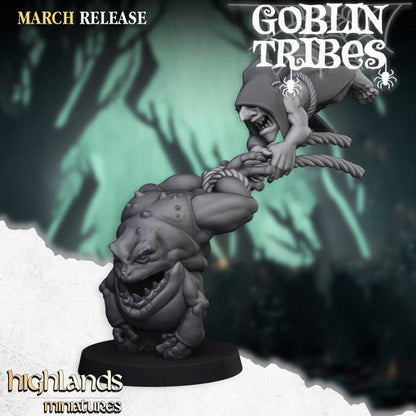 Swamp Goblins Herd 10 Frogs 5 Herders Highland Miniatures Various Scales (US tariffs are pre-paid by us)