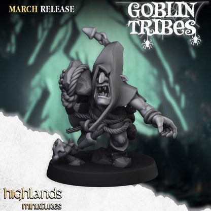 Swamp Goblins Stonethrowers 5 models Highland Miniatures Various Scales (US tariffs are pre-paid by us)