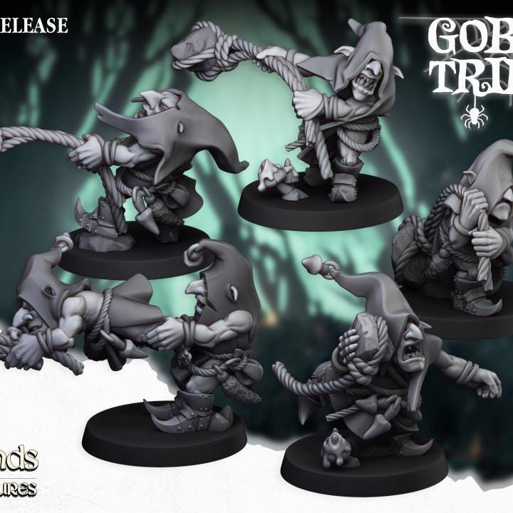 Swamp Goblins Stonethrowers 5 models Highland Miniatures Various Scales (US tariffs are pre-paid by us)