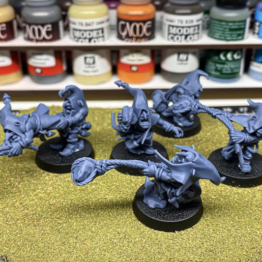 Swamp Goblins Stonethrowers 5 models Highland Miniatures Various Scales (US tariffs are pre-paid by us)