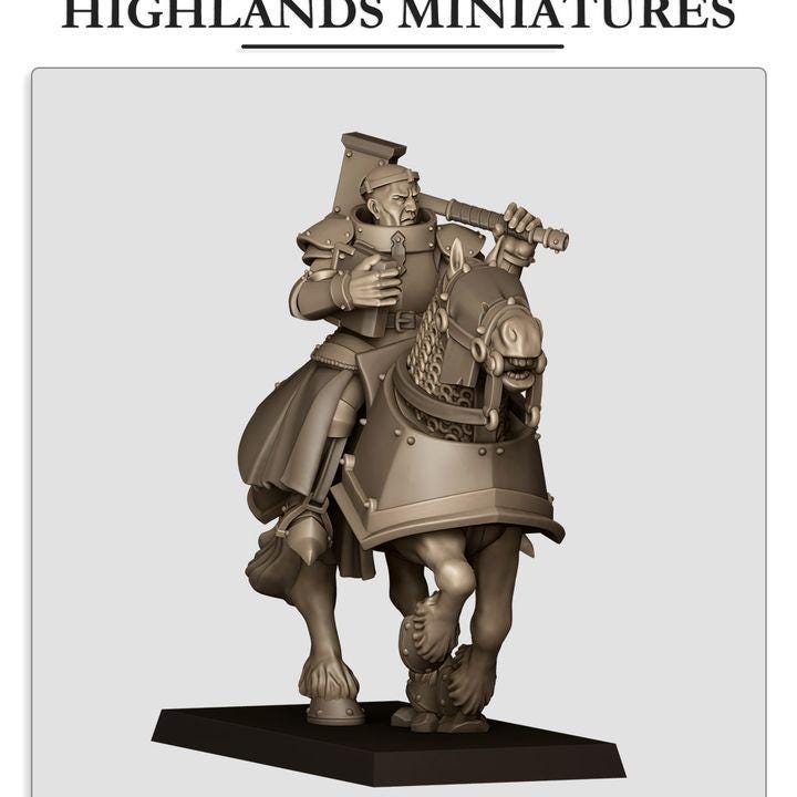 Mounted Sunland Battle Priest Highland Miniatures Hero Various Scales (US tariffs are pre-paid by us)