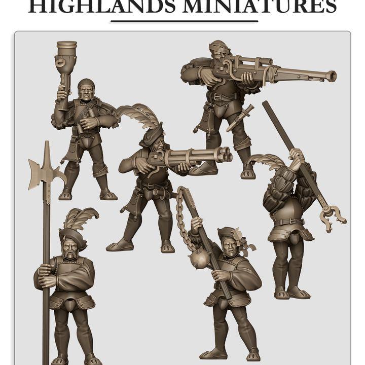 Sunland Armored Wagon with Crew Highland Miniatures Various Scales (US tariffs are pre-paid by us)