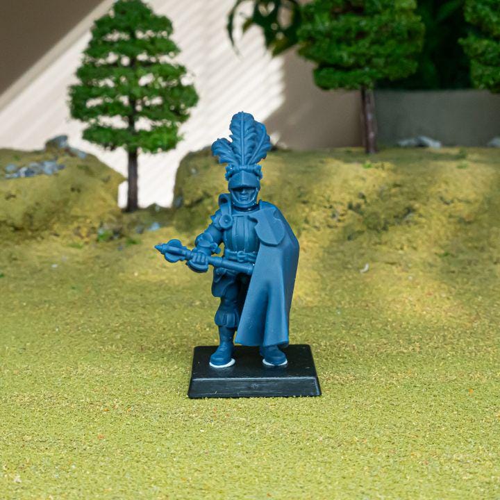 Sunland Captain 3 Variants on Foot Highland Miniatures Hero Various Scales (US tariffs are pre-paid by us)