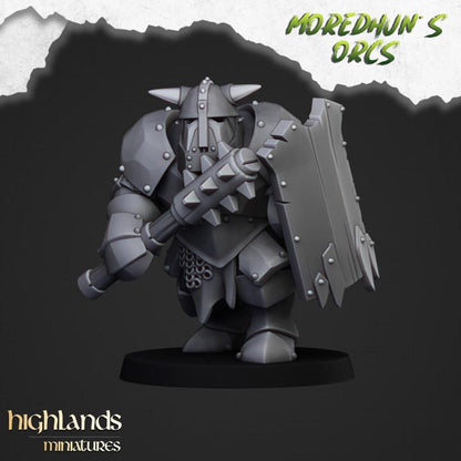 Armoured Orcs Infantry with Command 10 models Highland Miniatures Various Scales (US tariffs are pre-paid by us)