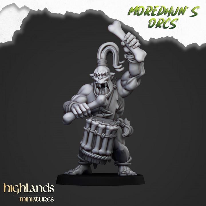 Cave Orcs with Command 10 models Highland Miniatures Various Scales (US tariffs are pre-paid by us)