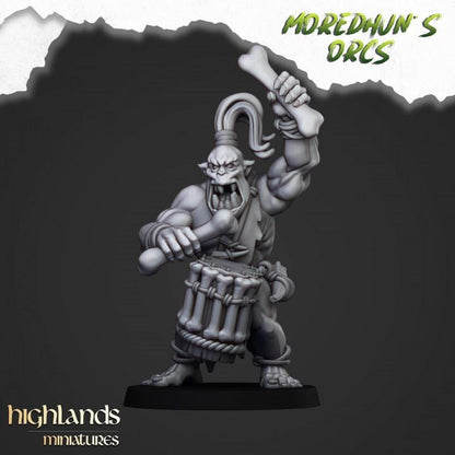Cave Orcs with Command 10 models Highland Miniatures Various Scales (US tariffs are pre-paid by us)