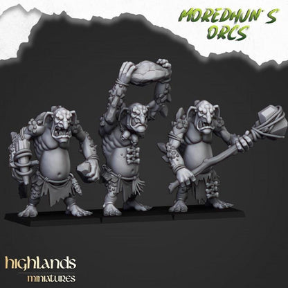 Cave Trolls 3 models Highland Miniatures Various Scales (US tariffs are pre-paid by us)