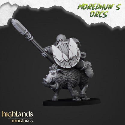 Mounted Orcs with Spears 10 models Highland Miniatures Various Scales (US tariffs are pre-paid by us)