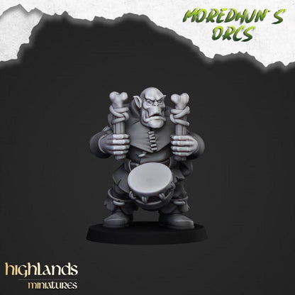 Cave Orcs with Command 10 models Highland Miniatures Various Scales (US tariffs are pre-paid by us)