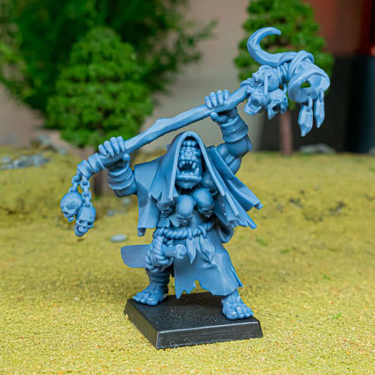 Orc Shaman 2 Variants Highland Miniatures Various Scales (US tariffs are pre-paid by us)