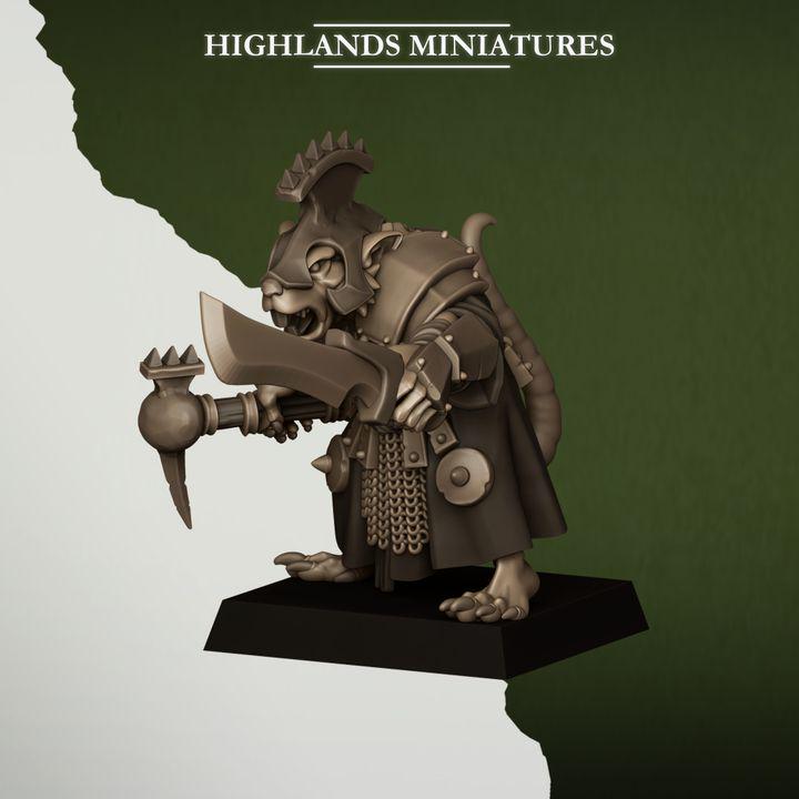 Sewer Vermin Lord Highland Miniatures Hero Various Scales (US tariffs are pre-paid by us)