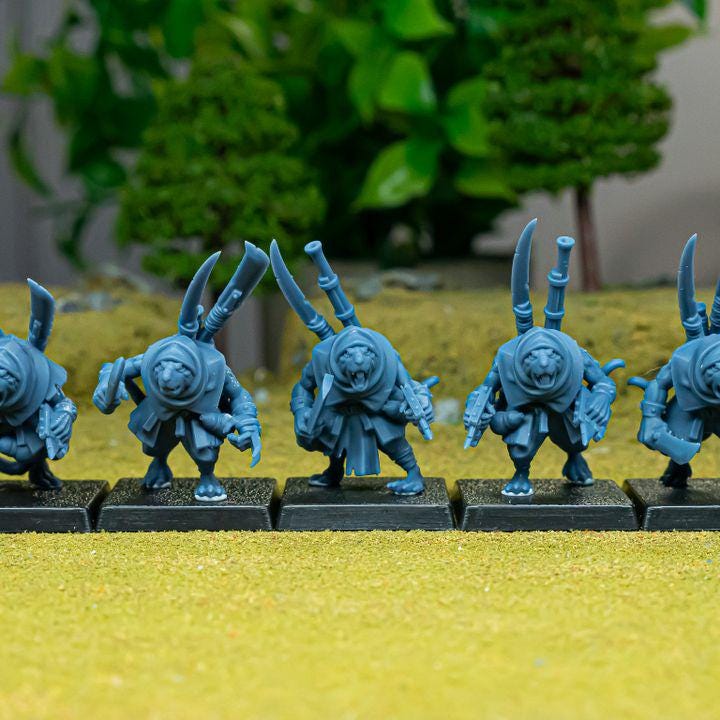 Sewer Vermin Smugglers 5 models Highland Miniatures Various Scales (US tariffs are pre-paid by us)