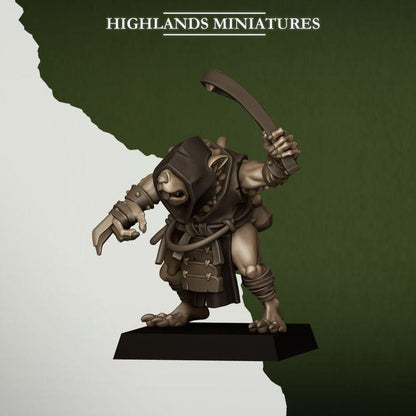 Sewer Vermin Thugs 10 models Highland Miniatures Various Scales (US tariffs are pre-paid by us)