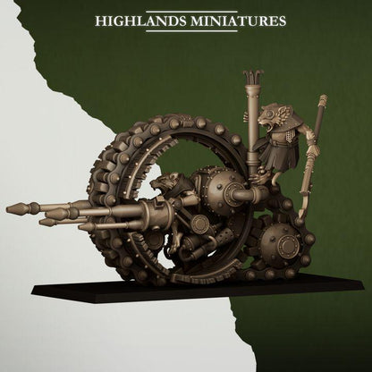 Sewer Vermin Wheeled Engine Highland Miniatures Various Scales (US tariffs are pre-paid by us)