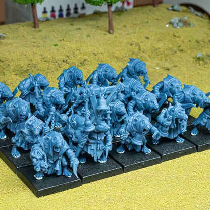 Sewer Vermin Acolytes 10 models Highland Miniatures Various Scales (US tariffs are pre-paid by us)